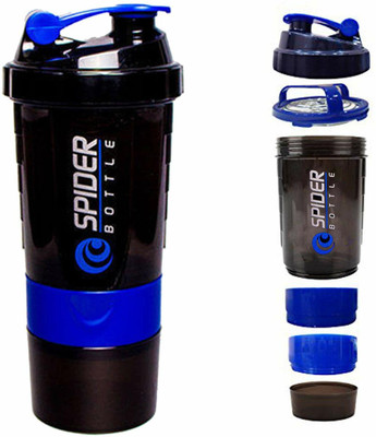 spider 500 ml Plastic Shaker(Pack of 1, Blue)