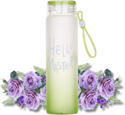 Pack of 1 Welour Premium Hello Master Glass Bottle (set of 1) 400 ml Bottle Glass