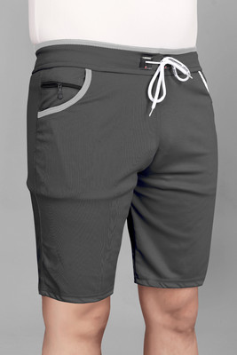 DARSHAN CREATION Printed Men Grey Casual Shorts