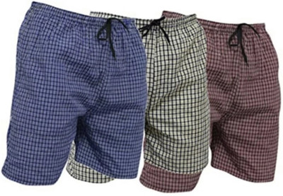 QITJAS Checkered Men Boxer