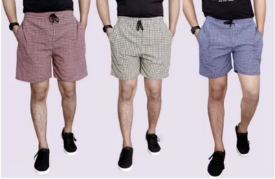 QITJAS Checkered Men Boxer