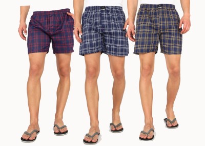 levex Checkered Men Boxer