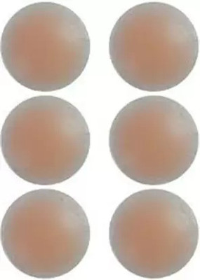 Brifesha SFH009 Silicone Peel and Stick Bra Pads(Beige Pack of 3)