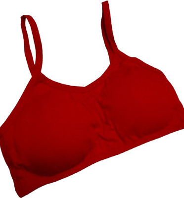 LOVANSH BRA6Patti Girls Full Coverage Lightly Padded Bra(Black, Blue, Dark Blue, Green, Grey, Light Blue, Light Green, Maroon, Red, White)