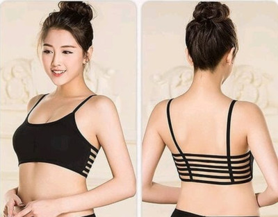 KAALRATRI Women Everyday Lightly Padded Bra(Black)