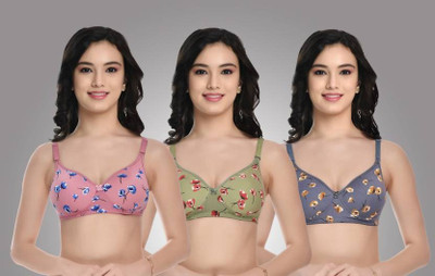 FiveFlag Women Push-up Lightly Padded Bra(Multicolor)