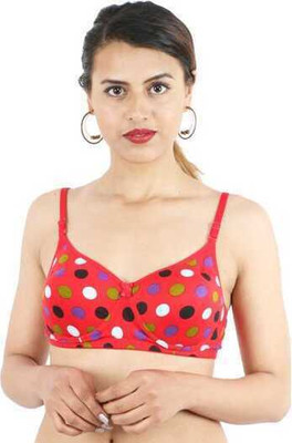 Burghal Style Lizard Seamless Molded Women Bralette Lightly Padded Bra(Red)