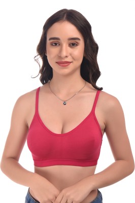 elina Women Sports Non Padded Bra(Red)