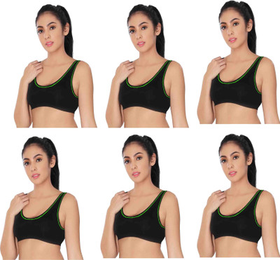 G BEAUTY Women Full Coverage Non Padded Bra(Black)