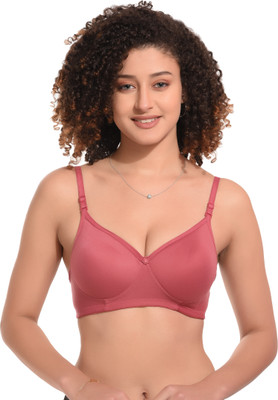 LIFEBEAUTY Padded Bra Combo Women Full Coverage Lightly Padded Bra(Pink)