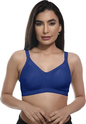 Madam bra Women Minimizer Non Padded Bra(Blue)