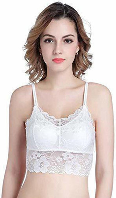 Shree alakh impex Women Bralette Lightly Padded Bra(White)