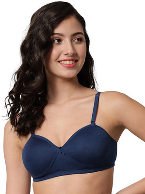 aamarsh A-Demi Bra Women Minimizer Lightly Padded Bra(Blue)