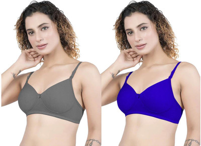 LUNAIN Women Push-up Lightly Padded Bra(Multicolor)