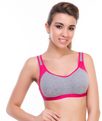 Women Sports Non Padded Bra(Red)