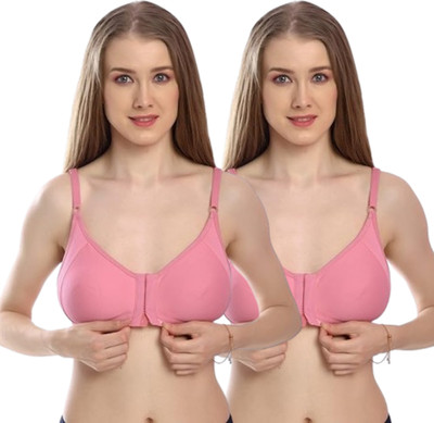 gleam bliss Front Open Women Maternity/Nursing Non Padded Bra(Multicolor)