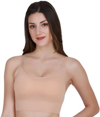 RADHE ENTERPRISE Women T-shirt Lightly Padded Bra Women T-Shirt Lightly Padded Bra(Beige)