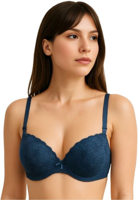 ladoenterprises CHV7322 Women Full Coverage Lightly Padded Bra(Blue)