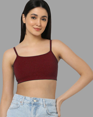 Beach Curve A_Nora Bra Women Minimizer Lightly Padded Bra(Maroon)