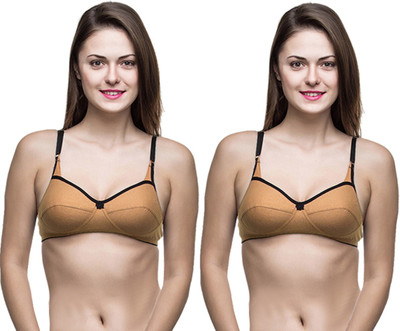 DreamBe 5Star Women Everyday Non Padded Bra(Brown, Brown)