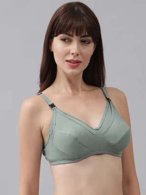 YVLORA WOMEN BRA Women Maternity/Nursing Non Padded Bra(Green)