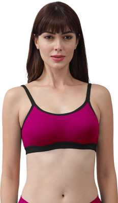 Beach Curve Pnora Bra Women Minimizer Non Padded Bra(Pink)