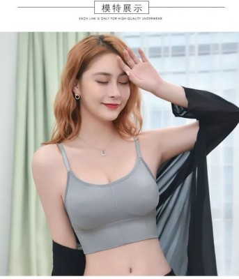 RADHE ENTERPRISE Women Bralette Lightly Padded Bra Women T-Shirt Lightly Padded Bra(Grey)