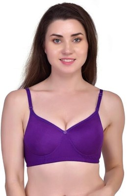 J C Fashion PLAINBRA Girls Full Coverage Non Padded Bra(Multicolor)