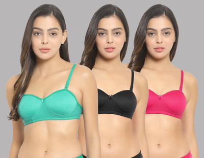 PIBU B-Demii Bra Women Minimizer Lightly Padded Bra(Multicolor)