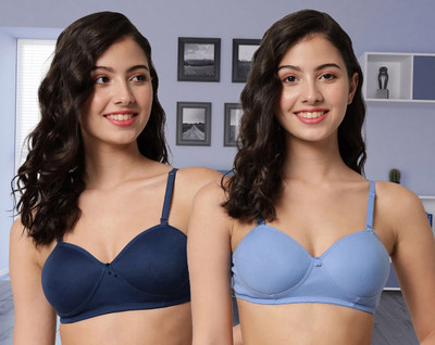 aamarsh D-Demi Bra Women Minimizer Lightly Padded Bra(Blue, Light Blue)
