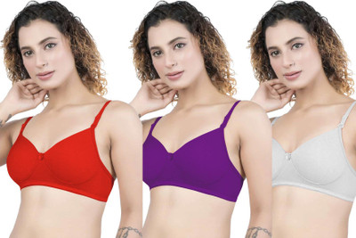 LUNAIN Women Push-up Lightly Padded Bra(Multicolor)