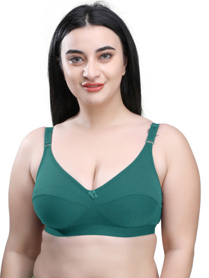 SKDREAMS Women Full Coverage Non Padded Bra(Dark Green)