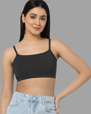 Beach Curve A_Nora Bra Women Minimizer Lightly Padded Bra(Black)