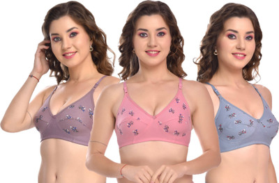 FASHARIOUS Push Up Bra Women And Girls Women Everyday Non Padded Bra(Multicolor)