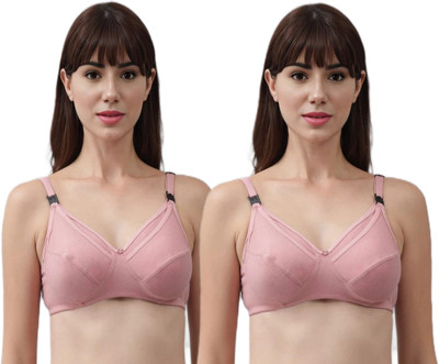 YVLORA WOMEN BRA Women Maternity/Nursing Non Padded Bra(Pink, Pink)