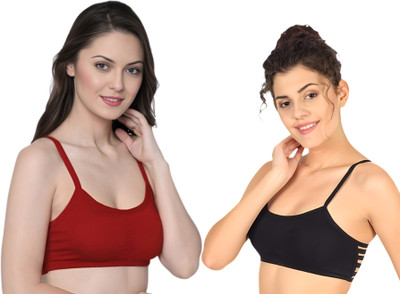 pikka Women Padded fully stretchable High Coverage Bra Women Full Coverage Lightly Padded Bra(Multicolor)