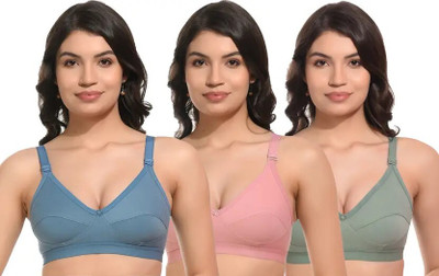 SAZEBI SAZEBI Women Everyday Non Padded Bra(Multicolor)