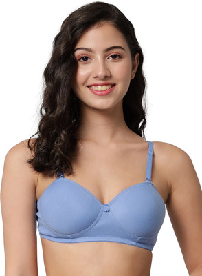 aamarsh A-Demi Bra Women Minimizer Lightly Padded Bra(Light Blue)