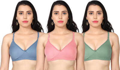 HouseOfCommon Women Everyday Non Padded Bra(Multicolor)