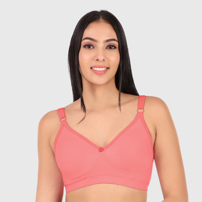 Clothonics YOHANI Women T-Shirt Non Padded Bra(Pink)