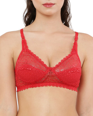 Havenhues Women Everyday Lightly Padded Bra(Red)