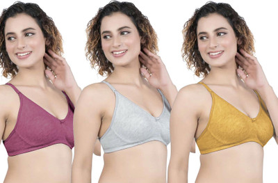 LUNAIN Women Push-up Non Padded Bra(Multicolor)