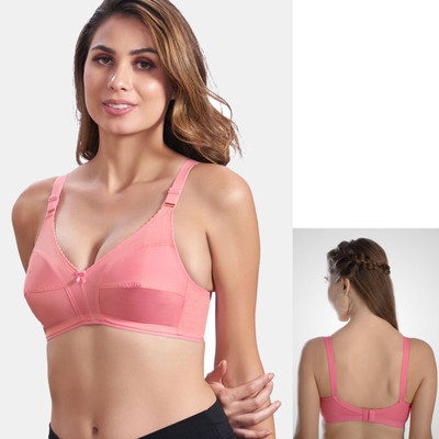 Chic Hook Women Minimizer Non Padded full coverage Bra Women Minimizer Non Padded Bra(Multicolor)
