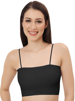 Majestic Solutions Women Bralette Lightly Padded Bra Women Full Coverage Lightly Padded Bra(Black)