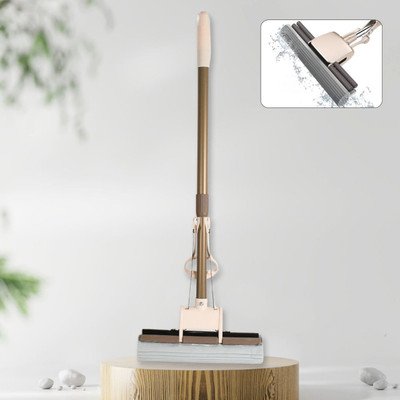 Dykidrah Flat Mop with Bucket Microfibre Wet and Dry Broom(Multicolor)