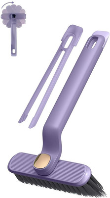 SUKEYBA Multi-Function Bathroom Plastic Cleaning Brush, Tiles Cleaning Brush Fiber Wet and Dry Brush(Multicolor)