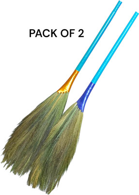 KOUSAR KOUSAR 5D Grass Dry Broom(Multicolor, 2 Units)