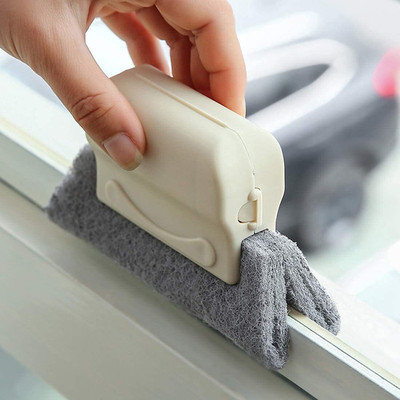 ShopVee Window Cleaning Brush | Multipurpose Glass and Window Cleaner with Handle | Microfibre Wet and Dry Brush(Multicolor)