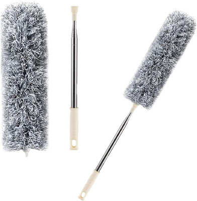 Masox Store Cleaning High Ceiling Fan Microfiber Feather Telescoping 100inch ExtensionPole Wet and Dry Duster