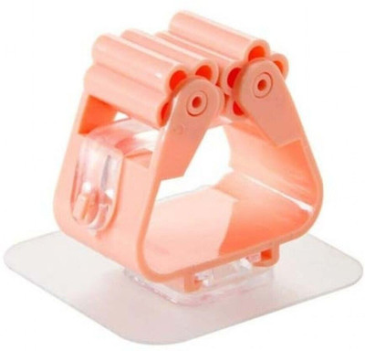 FIVANIO Orange Plastic Broom Holder(2 Holders)